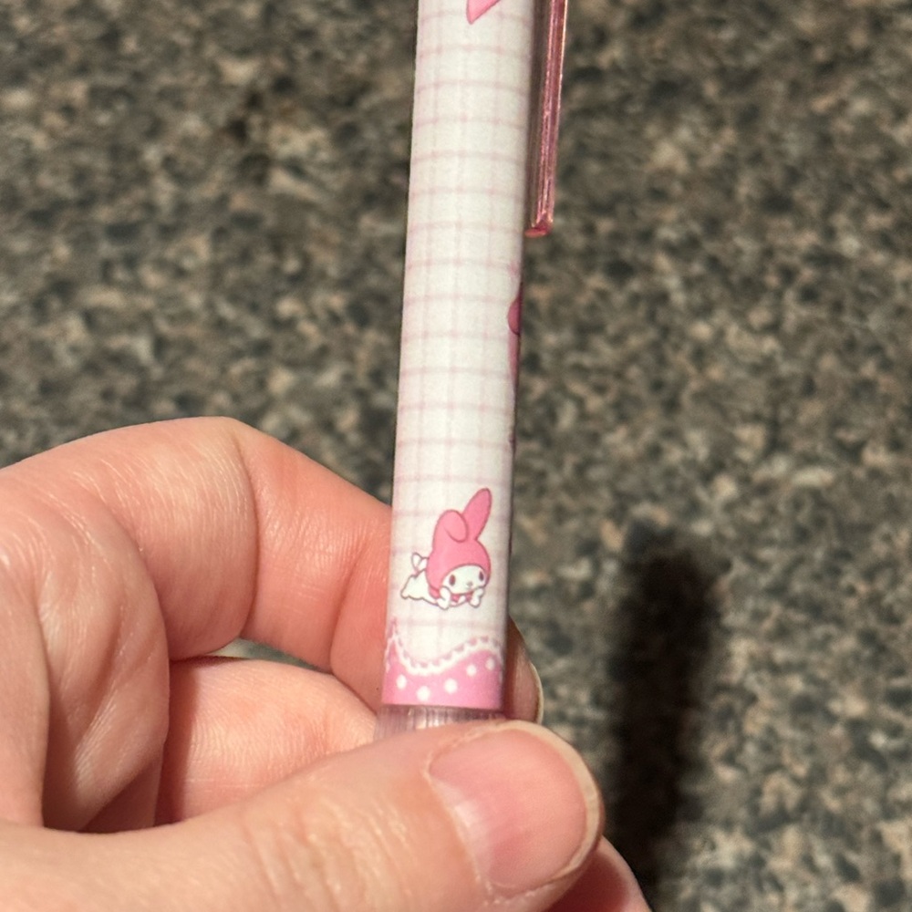 Sanrio My Melody & Cinnamoroll Pink Notepad Set with Character Pen - Picture 6 of 8